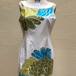 Jones New York 12 Cotton Stretch Sheath Dress